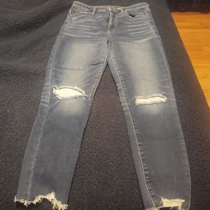 American Eagle Super Hi-Rise Jegging. Next level stretch.